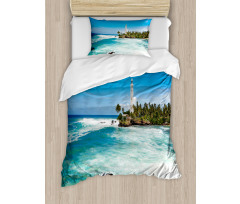 Palms Beach Seaside Duvet Cover Set