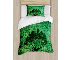 Modern City Buildings Duvet Cover Set