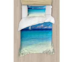 Exotic Seashore View Duvet Cover Set