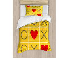 Romantic Xoxo Kiss Design Duvet Cover Set