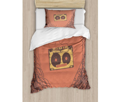 Retro Cassette Music Duvet Cover Set