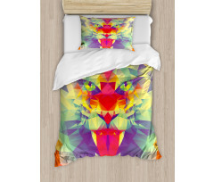 King of Jungle Lion Duvet Cover Set