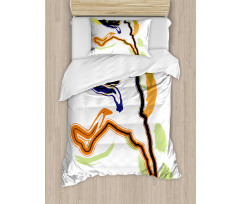 Man Playing Basketball Duvet Cover Set