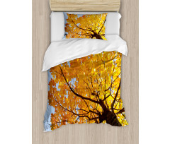 Maple Leaves Fall Autumn Duvet Cover Set