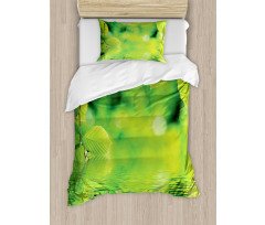 Leaves and River Peace Duvet Cover Set