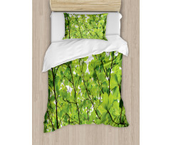 Summer Fresh Leaves Duvet Cover Set