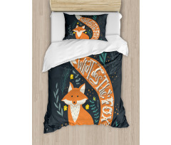 Cartoon Fox Funny Animal Duvet Cover Set