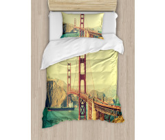 Old Style Bridge View Duvet Cover Set