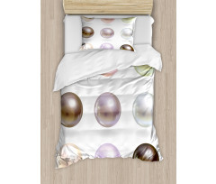 Pastel Colored Bridal Duvet Cover Set