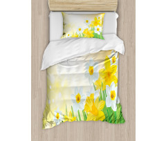 Flower Garden in Summer Duvet Cover Set