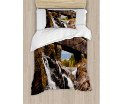 Rustic Oak Bridge Duvet Cover Set