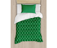 Quatrefoil Clover Duvet Cover Set