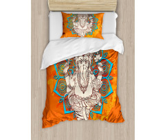 Ancient Ceremonial Holiday Duvet Cover Set