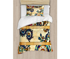 Eastern Batik Style Duvet Cover Set