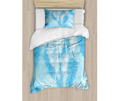 Boho Feather Duvet Cover Set