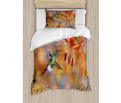 Racket Tail Lily Nectar Duvet Cover Set