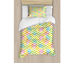 Colorful Geometrical Duvet Cover Set