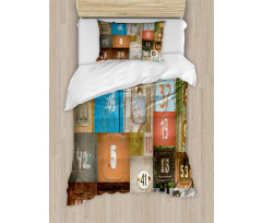 Nostalgic Door Numbers Duvet Cover Set