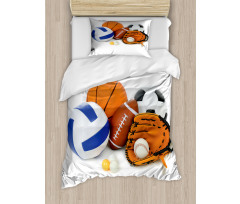 Ping Pong Volleyball Duvet Cover Set