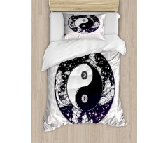 Ying Yang Boho Art Duvet Cover Set