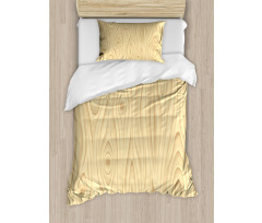 Wooden Texture Organic Duvet Cover Set