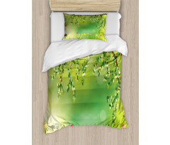 Colorful Tulips Tree Duvet Cover Set