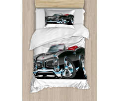 Nostalgic Sports Car Duvet Cover Set