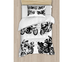 Motorbikes Duvet Cover Set