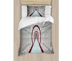 Futuristic Corridor Duvet Cover Set