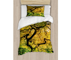 Large Maple with River Duvet Cover Set