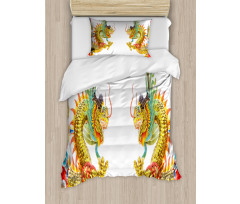 Dragon Oriental Culture Duvet Cover Set