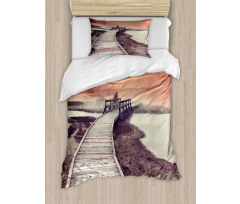 Pathway Deck Park Duvet Cover Set