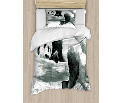 Sleeping Panda Duvet Cover Set