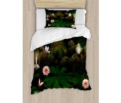 Mystic Forest with Candle Duvet Cover Set