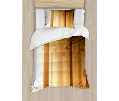 Foggy Hazy Woodland Duvet Cover Set