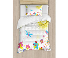 Dandelions Happiness Duvet Cover Set