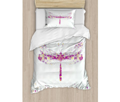 Flying Dragonfly Duvet Cover Set