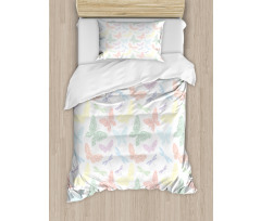 Butterfly Dragonfly Duvet Cover Set