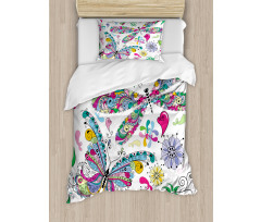 Paisley Dragonfly Duvet Cover Set