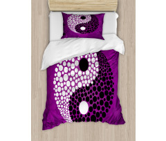 Ying Yang Harmony Balance Duvet Cover Set