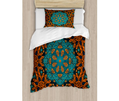 Floral Boho Hippie Duvet Cover Set