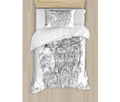 Zodiac Leo Lion Sign Duvet Cover Set