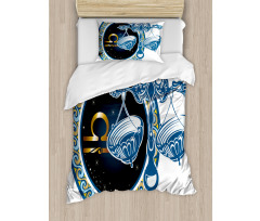 Libra Sign Astrological Duvet Cover Set