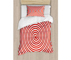 Spiral Concentrate Line Duvet Cover Set