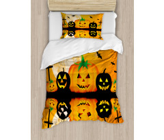 Scary Pumpkin Duvet Cover Set