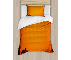 Halloween Pumpkin Scary Duvet Cover Set