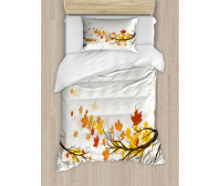 Seasonal Tree Branches Autumn Duvet Cover Set