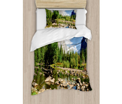 Yosemite Forest River Duvet Cover Set