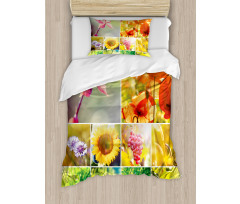 Flower Countryside View Duvet Cover Set