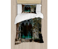 Old Gateway to Forest Duvet Cover Set